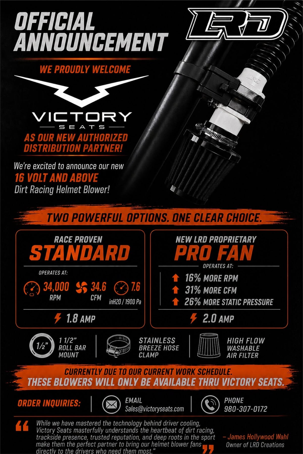 Victory Helmet Blower